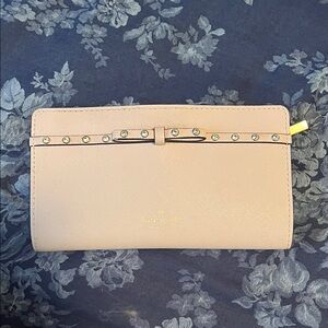 Kate Spade Blush Pink Studded Wallet